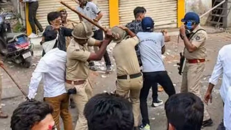 छत्रपती संभाजी महाराज मिरवणुक २ गटात राडा; अकोला पाठोपाठ नगरमध्ये हिंसाचार; एक मृत्यू