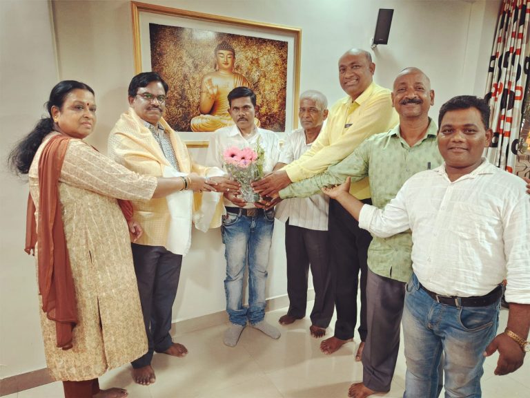 शैलेंद्र पवार यांचा बौद्धजन सहकारी संघाच्या विभागाच्या वतीने जाहीर सत्कार
