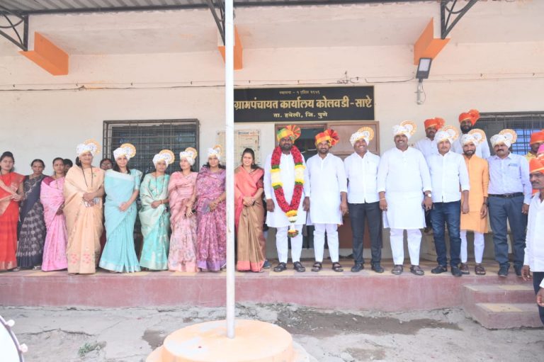 कोलवडी-साष्टे उपसरपंच पदी रमेश मदने बिनविरोध