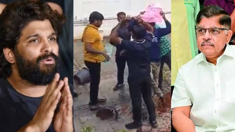 अल्लू अर्जुनच्या घराच्या मोडतोडप्रकरणी अखेर वडिलांनी सोडलं मौन; “आमच्यासाठी ही वेळ..”