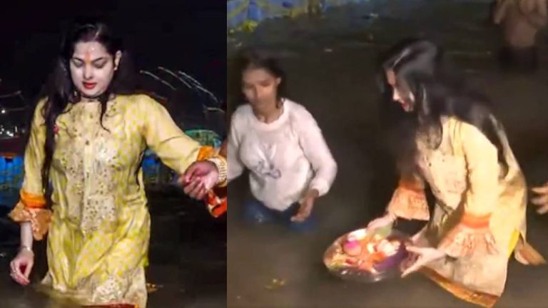 स्वत:चं पिंडदान केल्यानंतर ममता कुलकर्णीची पहिली प्रतिक्रिया; म्हणाली “हा महादेवांचा आदेश..”