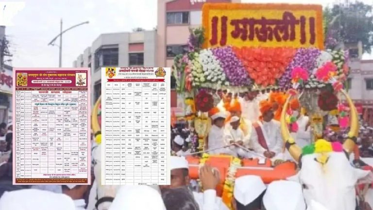 ‘भेटी लागी जीवा, लागिलीसे आस’…संत ज्ञानेश्वर, संत तुकाराम महाराज पालखी सोहळ्याचं वेळापत्रक जाहीर