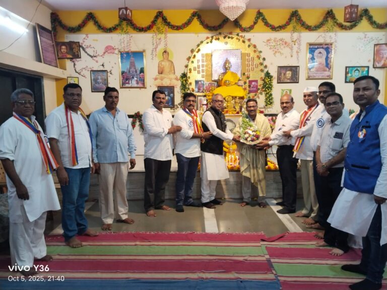 केवळ भारतालाच नाही तर अखिल विश्वाला बुद्धाशिवाय पर्याय नाही – प्रा. विजय मोहिते