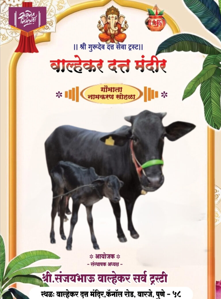 सकल हिंदू समाज अभिमानाची लगबग अन् भव्य सोहळाही!; निमंत्रण हिंदुत्वाच,स्नेहाचं! आपुलकीचं ‘गो-माते’च्या नामकरणाचं