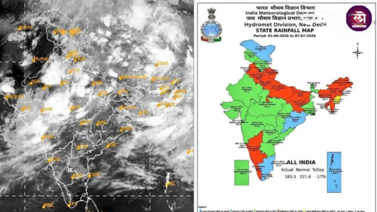 दावडी येथे सर्वाधिक ६८८ मिमीटर नोंद घाटमाथ्यांवर इशारा; बंगाल उपसागर कमी दाब पट्टा ओसरला पाऊस थांबणार 
