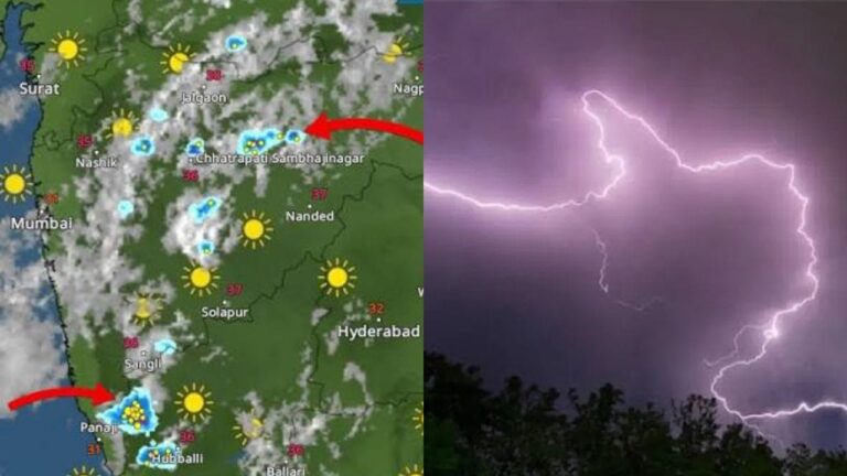 राज्यातील 23 जिल्ह्यांमध्ये पावसाचा मोठा इशारा, वादळी वाऱ्यासह जोरदार पाऊस, 24 तासात..