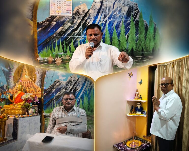 तथागत गौतम बुद्ध म्हणतात की सजीव आणि निर्जीव दोन्ही अनित्य आहेत – संदीप गमरे 