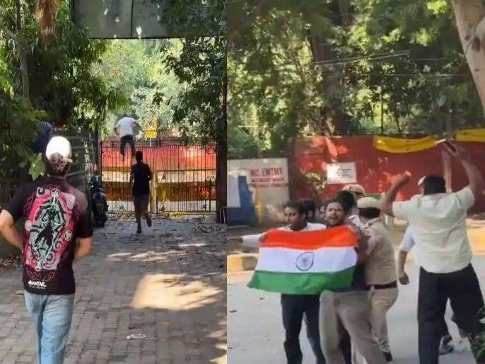 शेवटी CJP चे तिघे थेट जंतरमंतरवर पोहचलेच तिरंगा फडकत नाकाबंदीचा निषेध; दिल्ली पोलिसांची धावाधाव पुन्हा घेतले ताब्यात
